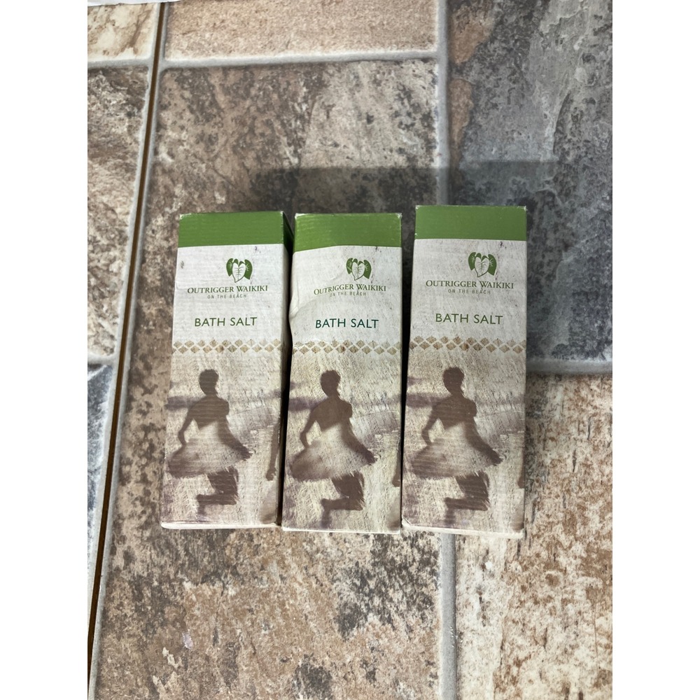 Outrigger Waikiki Bath Salt 3 Pack Hawaiian Tropical Beach Relaxation‎